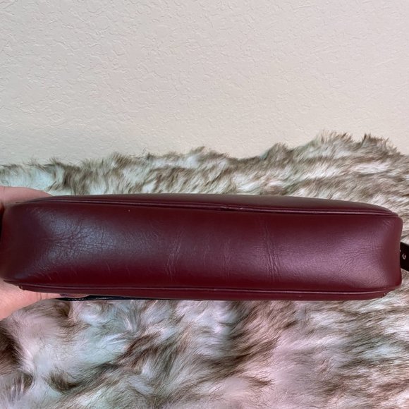 Vintage authentic de CARTIER BORDEAUX crossbody - Picture 4 of 12